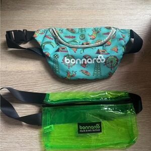 Kids Fanny Pack Set - Teal and Green